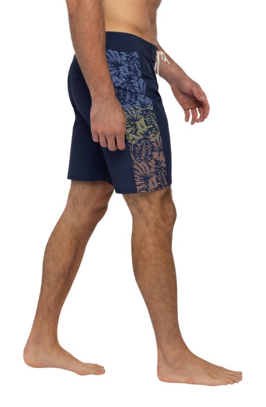Travismathew Beach Break Board Shorts In Dress Blues