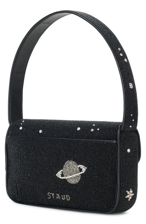 Shop Staud Tommy Beaded Shoulder Bag In Starry Night