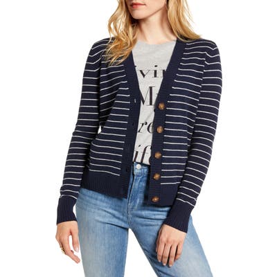 1901 Wool & Cashmere Cardigan, Blue