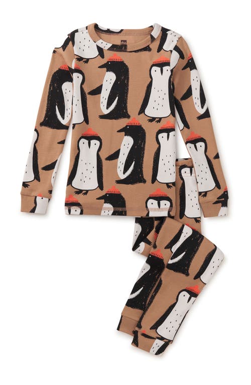 Tea Collection Goodnight Pajama Set in Team Penguin 