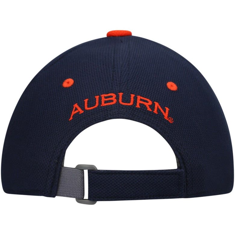 UNDER ARMOUR YOUTH UNDER ARMOUR NAVY AUBURN TIGERS BLITZING ACCENT PERFORMANCE ADJUSTABLE HAT