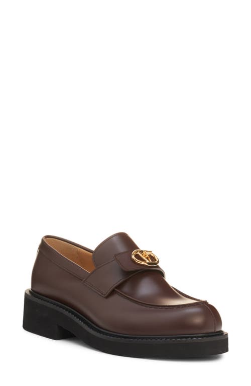 Shop Valentino Garavani Vlogo Locker Loafer In Fondant