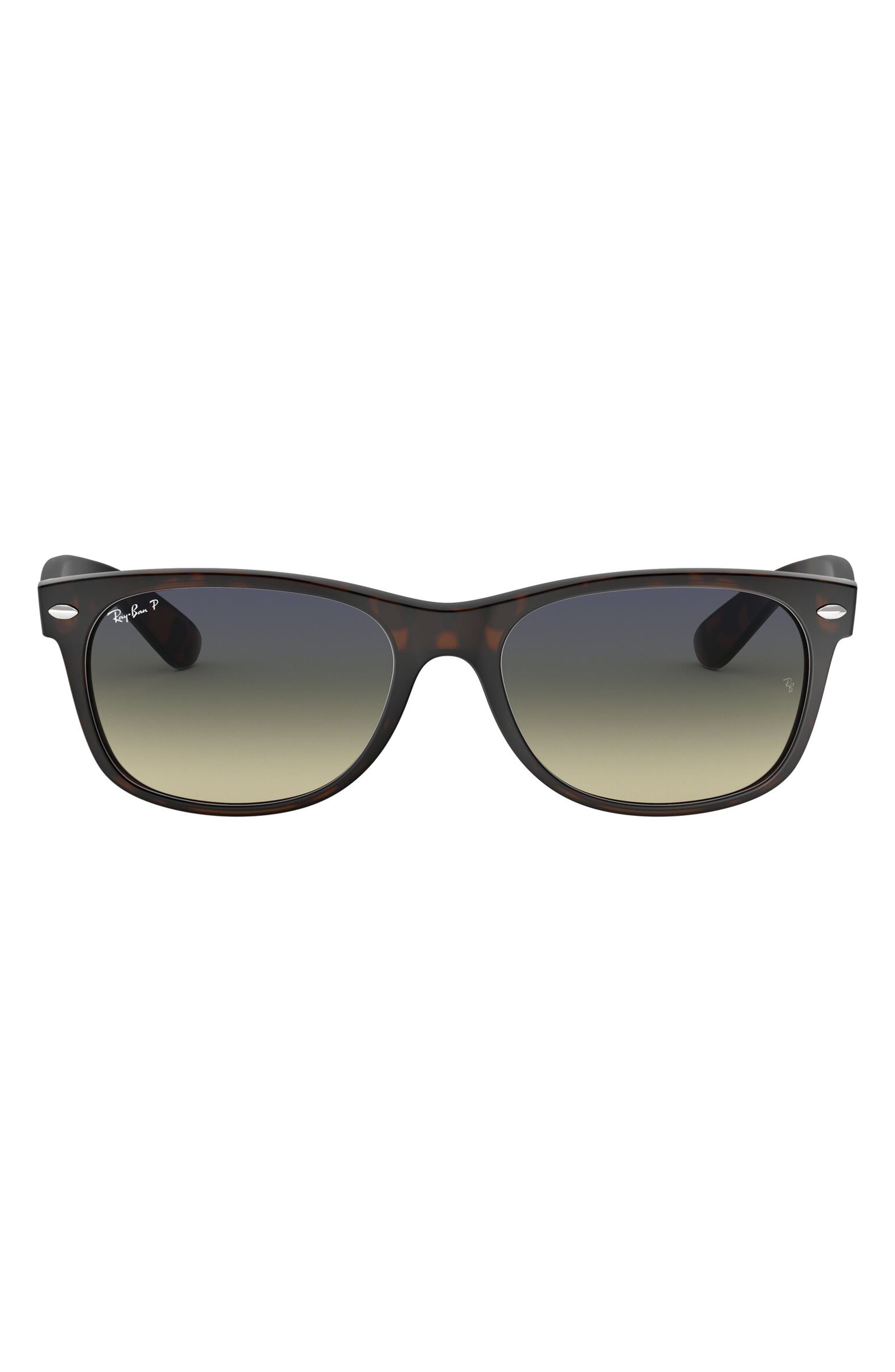 small new wayfarer 52mm polarized sunglasses