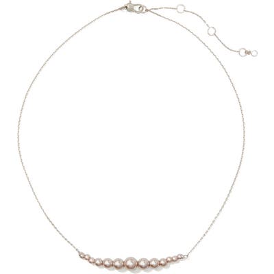 Kate Spade New York Modern Imitation Pearl Frontal Necklace