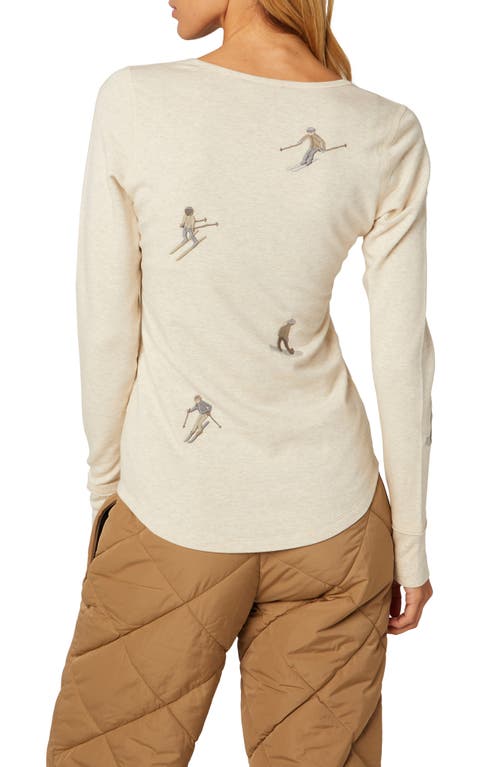 Shop Alp N Rock Slope Ii Henley In Heather Ivory