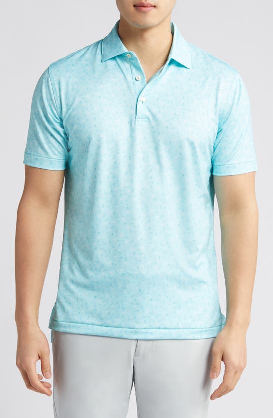 Shop Peter Millar Show Me The Way Performance Golf Polo In Cabana Blue