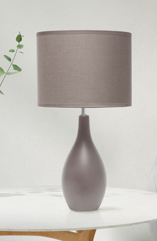 Shop Lalia Home Dewdrop Table Lamp In Gray