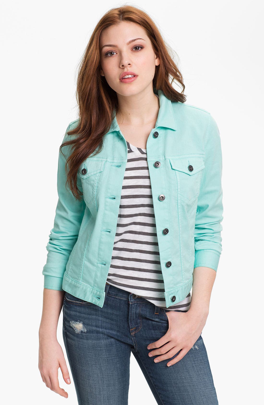 Two by Vince Camuto Colored Denim Jacket Nordstrom