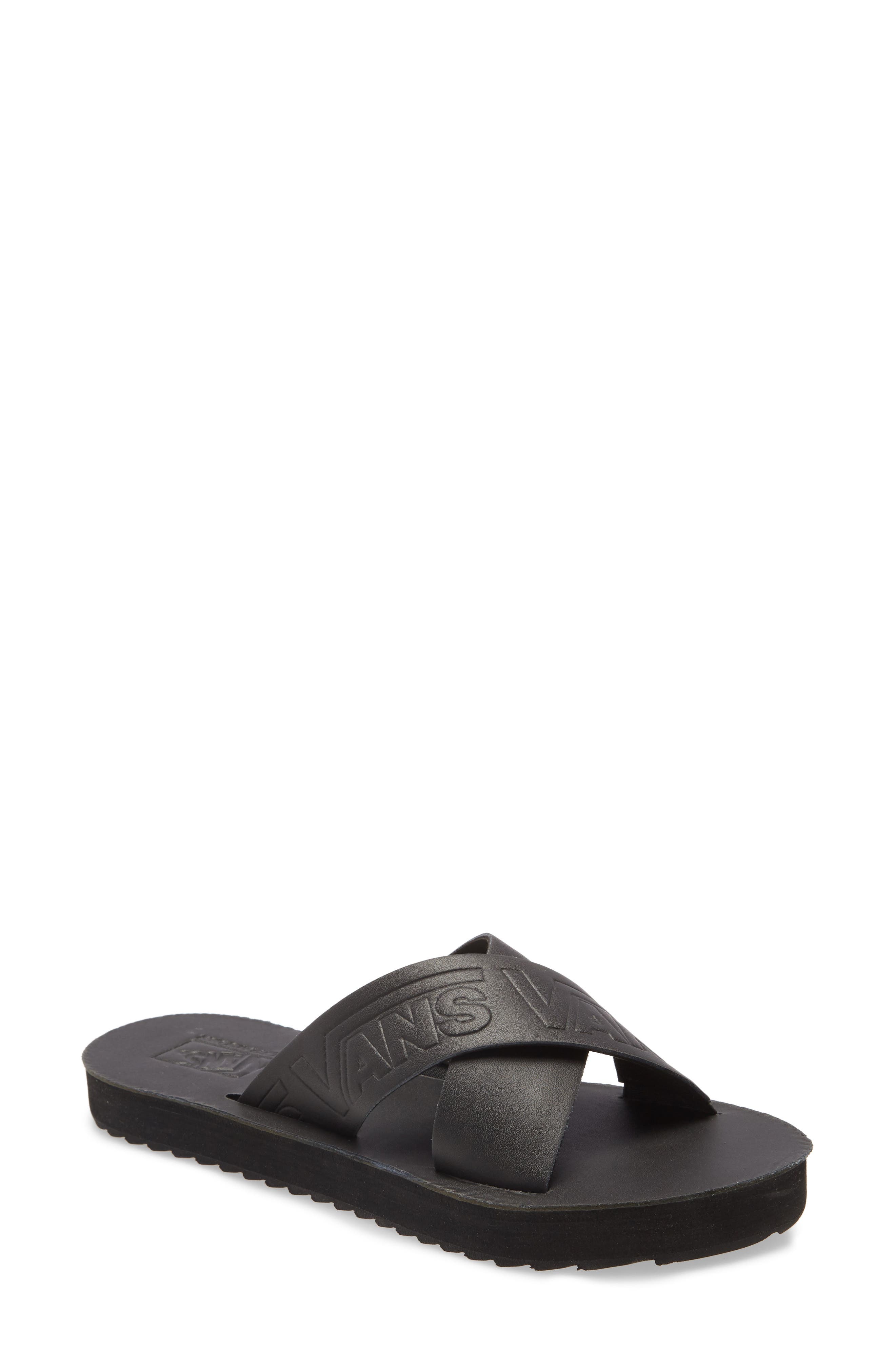 vans cross strap sandals