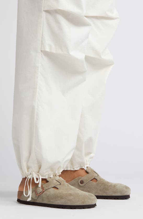 Bp. Ripstop Parachute Pants In White Whisper