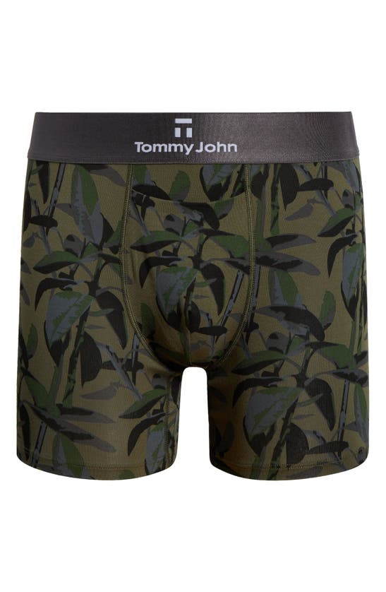 Tommy John Second Skin Boxer Briefs In Grape Leaf Rubber Tree