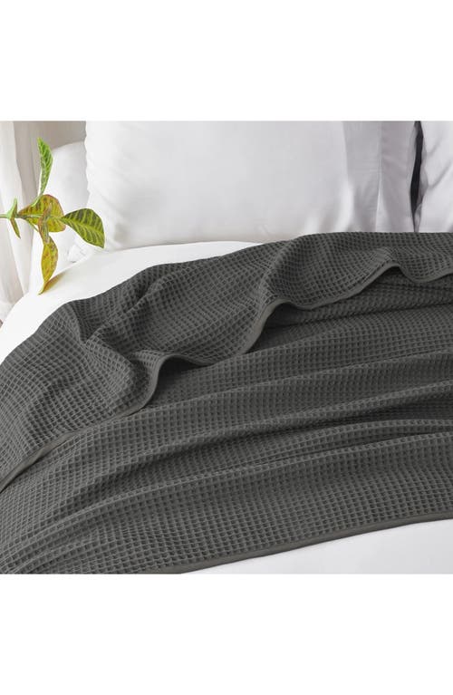 Sijo Tencel® Lyocell & Cotton Throw Blanket In Storm