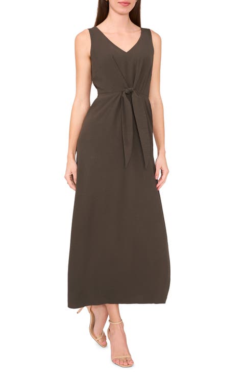 Front Tie Maxi Dress