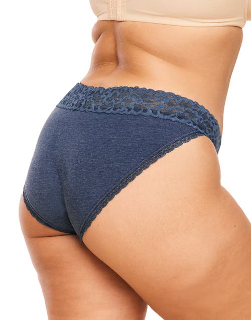 Shop Adore Me Joany Bikini Panties In Dark Blue