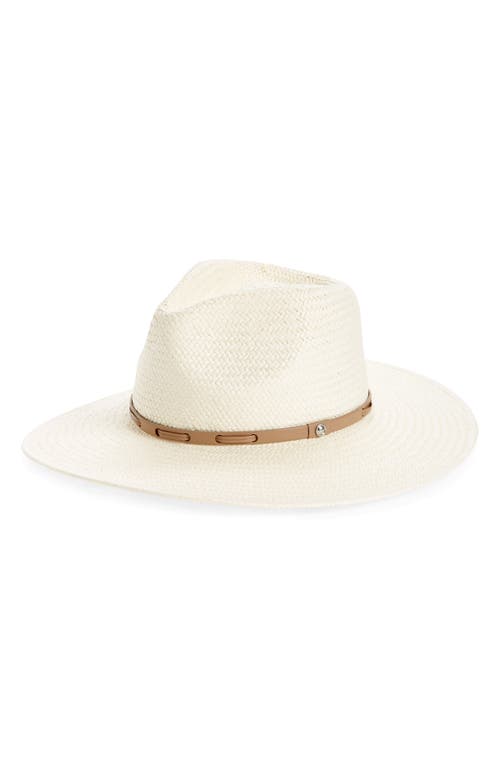 rag & bone Lexie Packable Wide Brim Fedora in Ivory at Nordstrom, Size Small