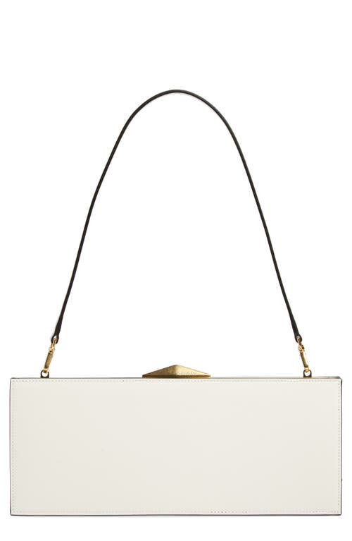 Shop Jimmy Choo Diamond Leather Cocktail Clutch In Latte/gold