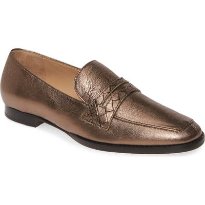 Johnston & Murphy Suzanna Penny Loafer- Metallic