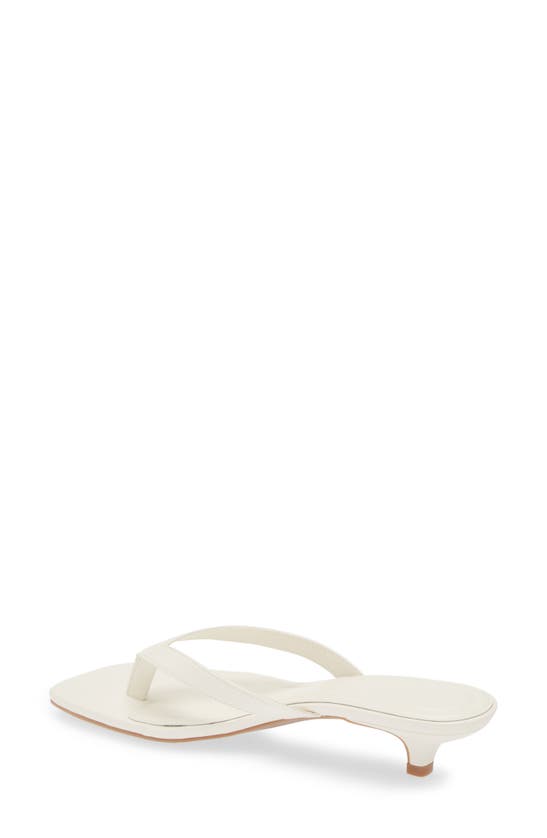 Shop Open Edit Tori Kitten Heel Sandal In Ivory Egret