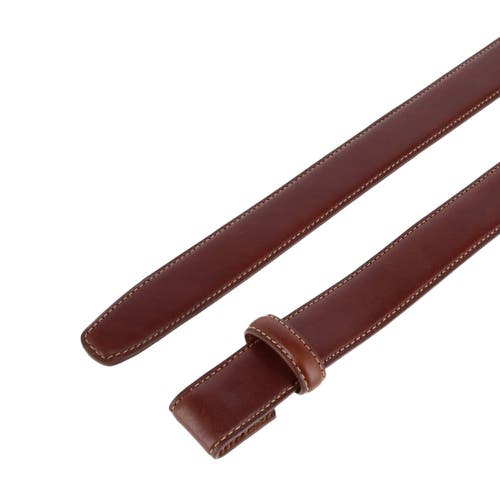 TRAFALGAR TRAFALGAR CORTINA LEATHER 25MM COMPRESSION BELT STRAP 