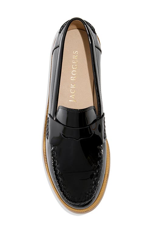 Shop Jack Rogers Tipson Penny Loafer In Black