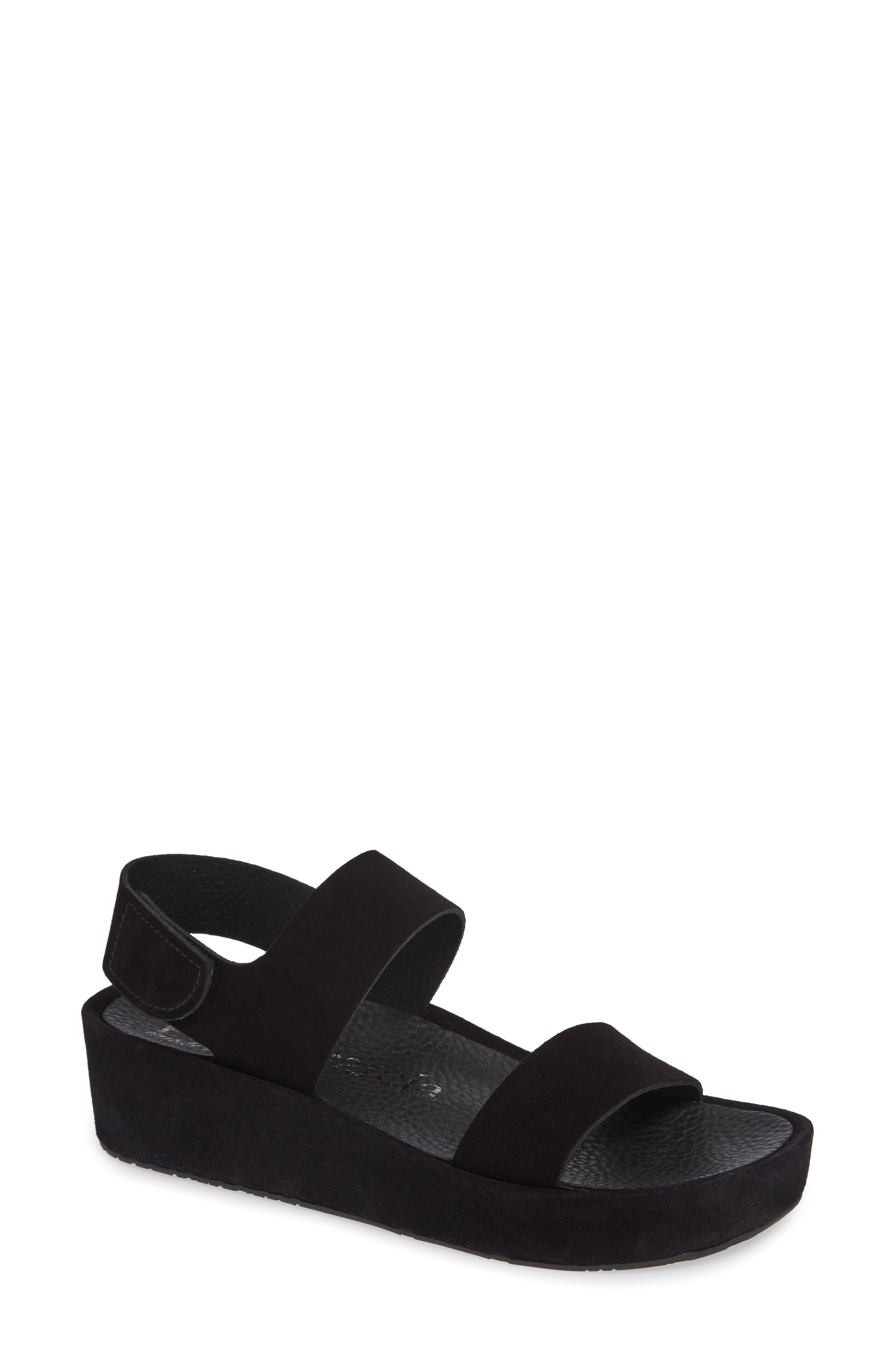 Pedro Garcia Lacey Footbed Sandal, Black