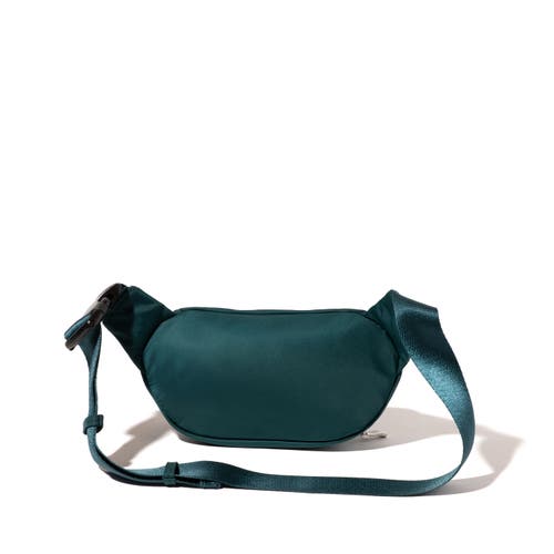 Baggallini On The Go Belt Bag Waist Pack In Emerald Twill