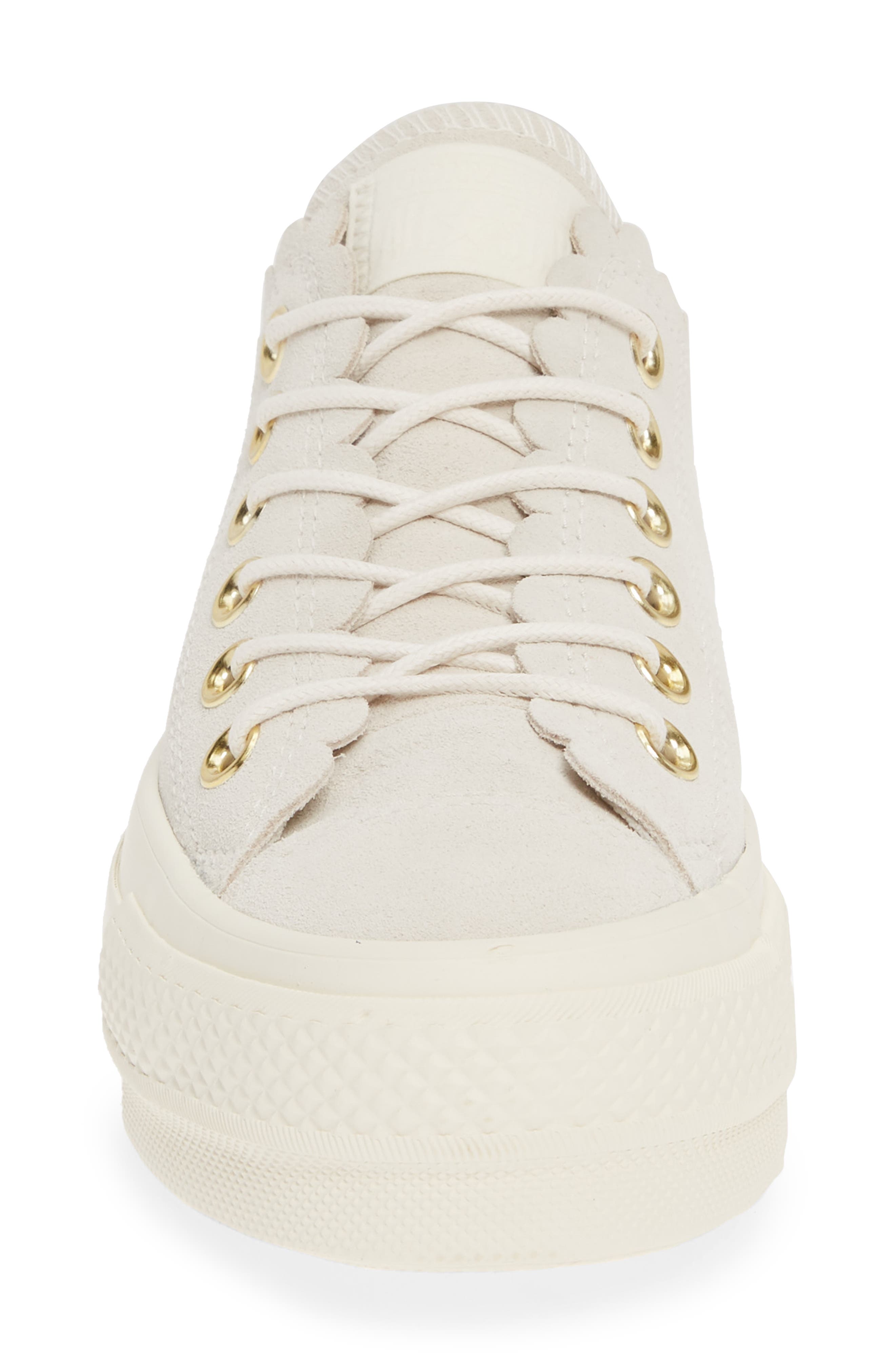 converse scalloped platform