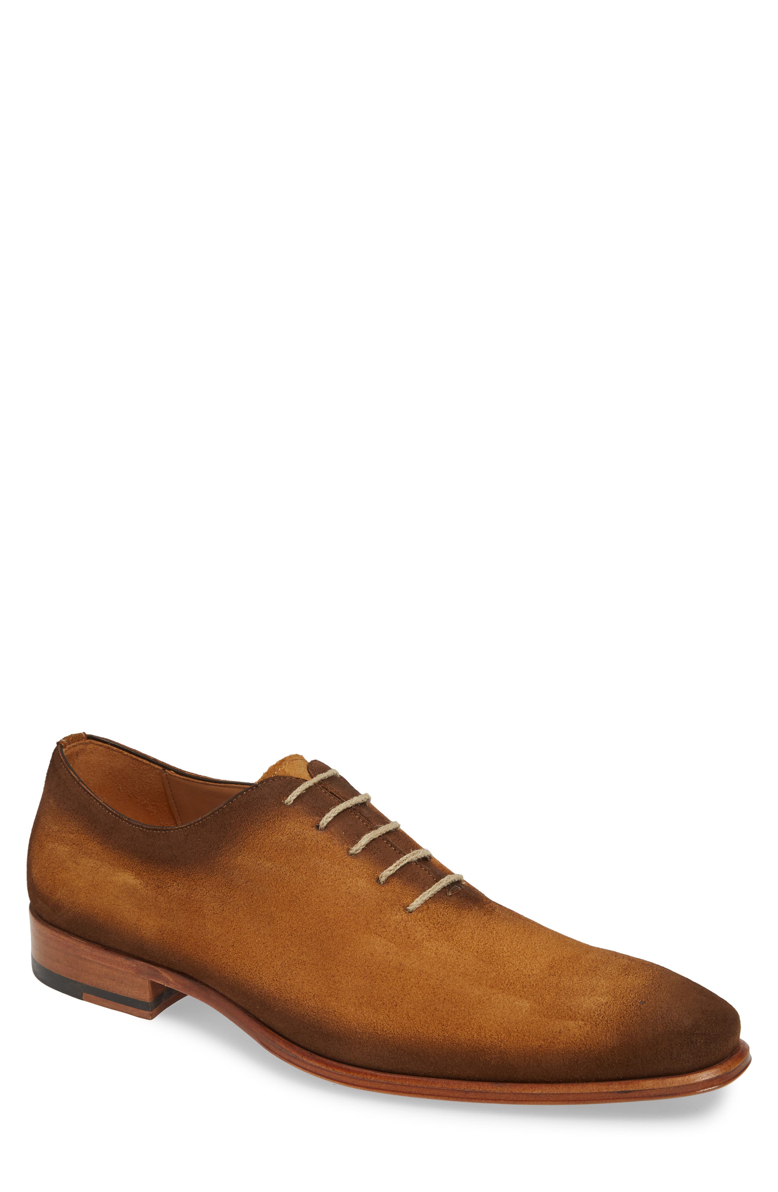 Mezlan Rossini Plain Toe Whole Cut Shoe 