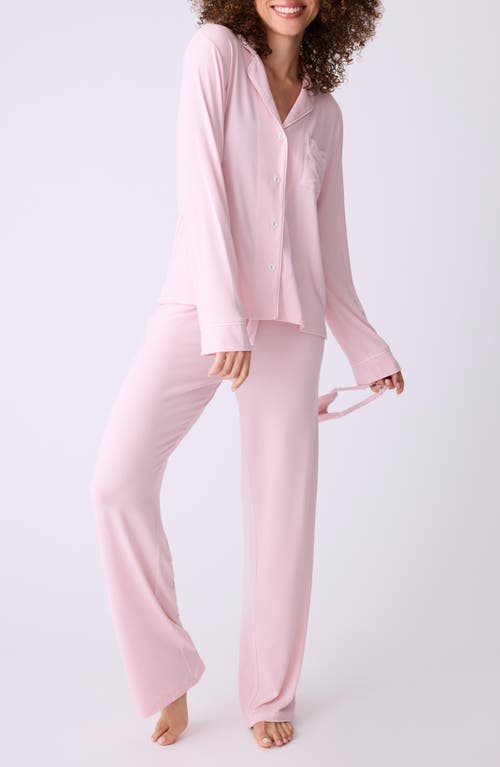 Shop Pj Salvage Jersey Pajamas In Blush