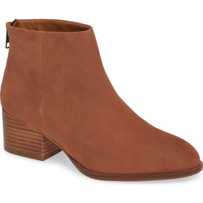 Seychelles Floodplain Block Heel Bootie- Brown