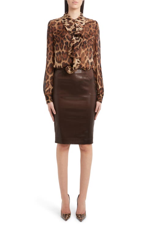 Buy Lucky Brand Women's Plus-Size Leopard Velvet Top, Brown Multi