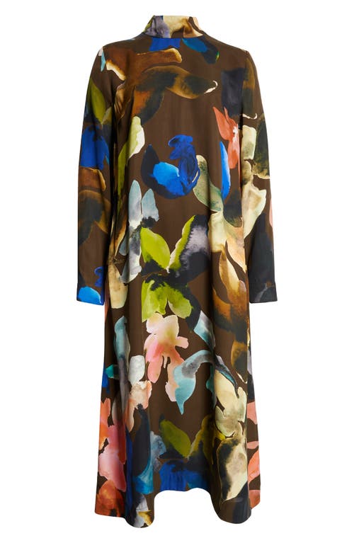 Shop Stine Goya Floral Long Sleeve Dress In Eccentric Floral