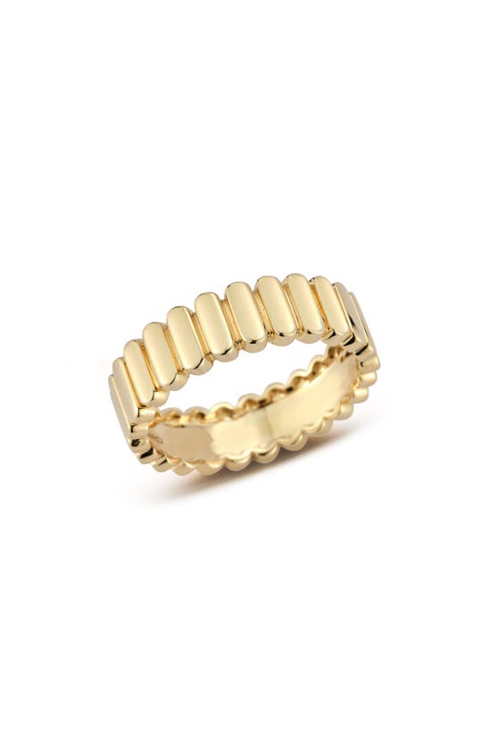 Shop Dana Rebecca Designs Melody Eden Vertical Bar Ring In Yellow Gold
