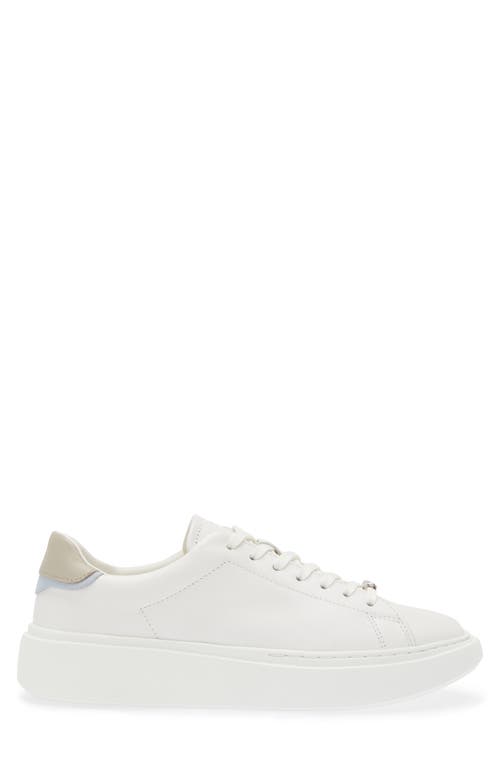 Shop Hugo Boss Boss Amber Sneaker In Open White