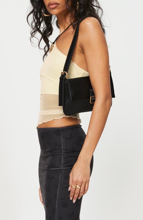 PRINCESS POLLY PRINCESS POLLY GILDA ONE-SHOULDER ASYMMETRIC MESH CROP TOP