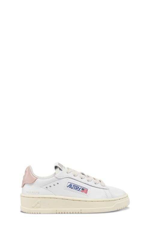 Shop Autry Dallas Water Resistant Sneaker In White/powder