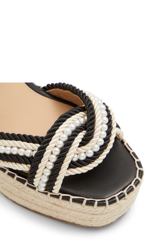 Shop Ted Baker Amalia Espadrille Wedge Sandal In Black Multi