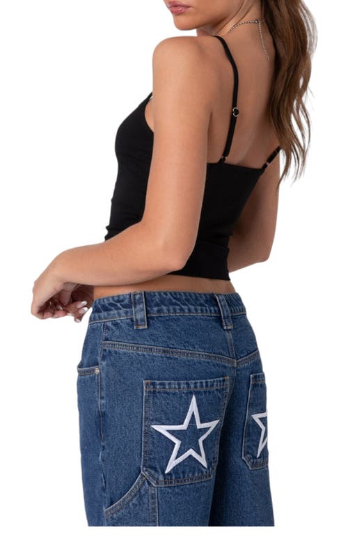 EDIKTED EDIKTED USA STRETCH COTTON CAMISOLE