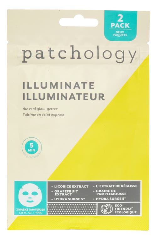 Patchology 2-Pack FlashMasque Illuminate Sheet Mask at Nordstrom