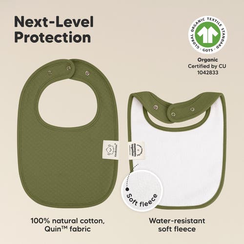 Keababies 8-pack Quin Drool Bibs In Basics