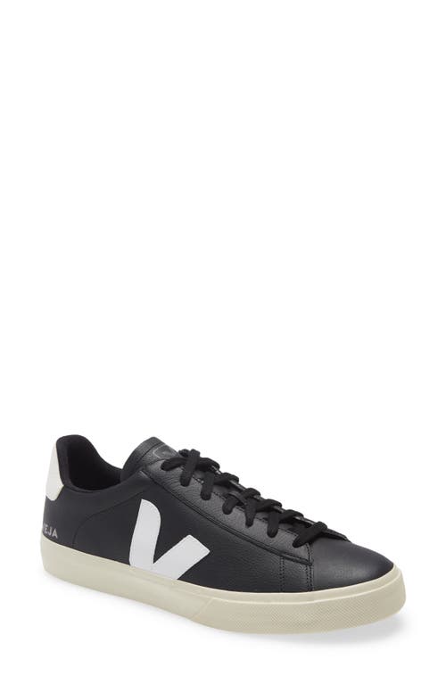 Shop Veja Gender Inclusive Campo Sneaker In Black/white