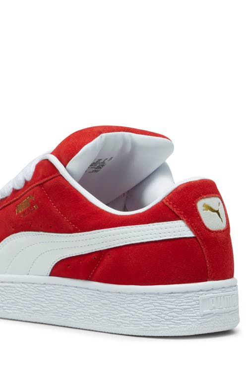 Shop Puma Suede Xl Sneaker In For All Time Red- White