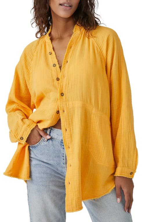 Free People Summer Daydream Tunic Shirt in Bird Of Paradise