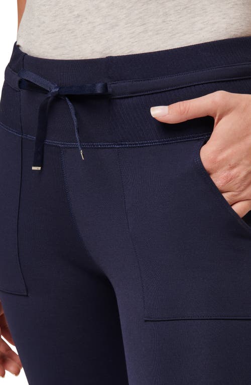 Shop Travismathew Friday Ponte Pocket Leggings In Navy