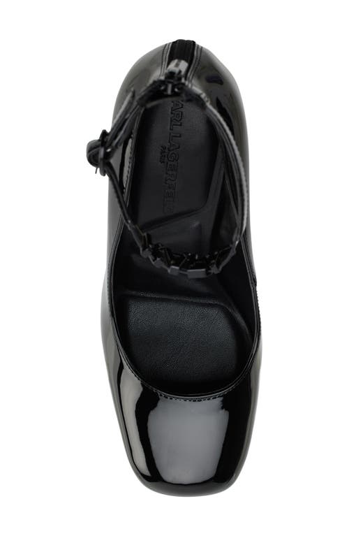 Karl Lagerfeld Paris Pavla Ankle Strap Pump In Black