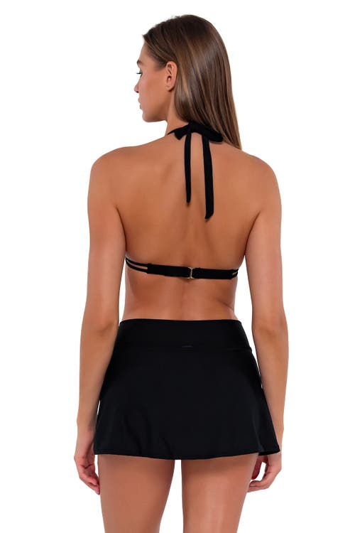 Shop Sunsets Summer Lovin' Swim Skirt In Black