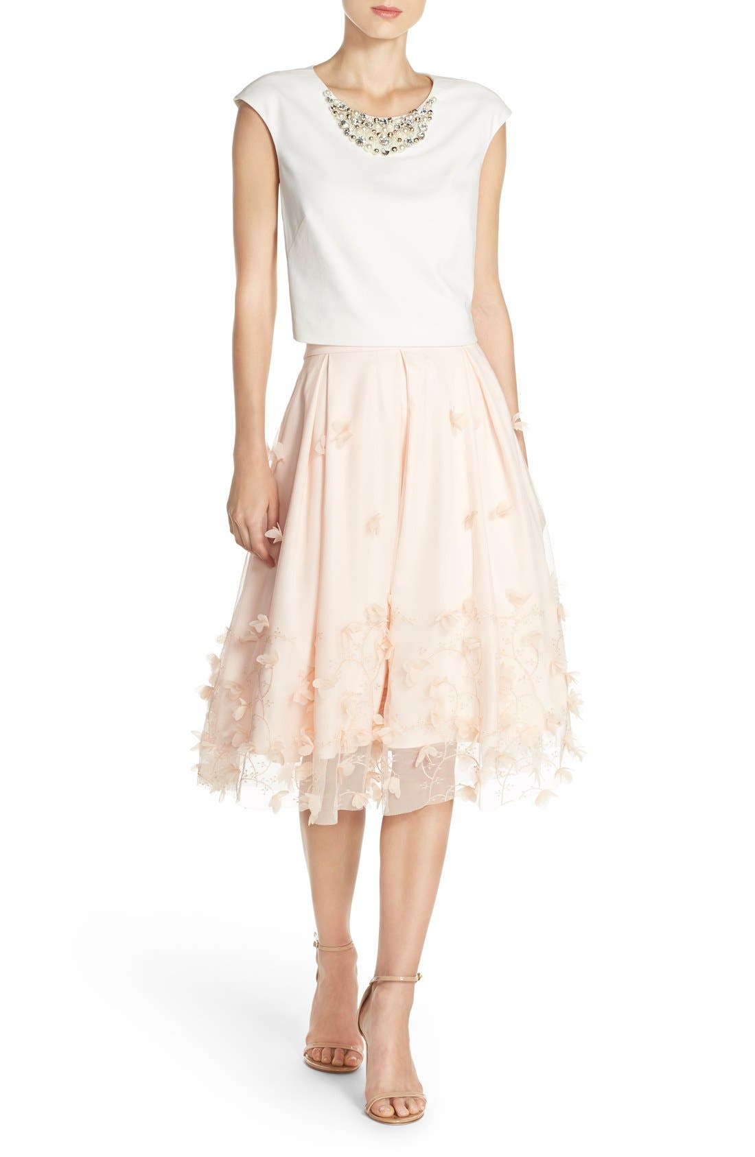 Eliza J Embellished Crop Top | Nordstrom