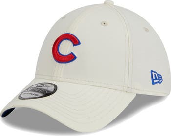 New Era Men's New Era Cream Chicago Cubs Chrome Team Classic 39THIRTY Flex  Hat