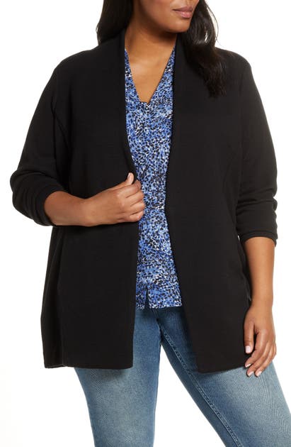 Click to view more detailed imagery on our partner's website Nic And Zoe Plus Nic+Zoe Plus Grace Jacket In Black Onyx