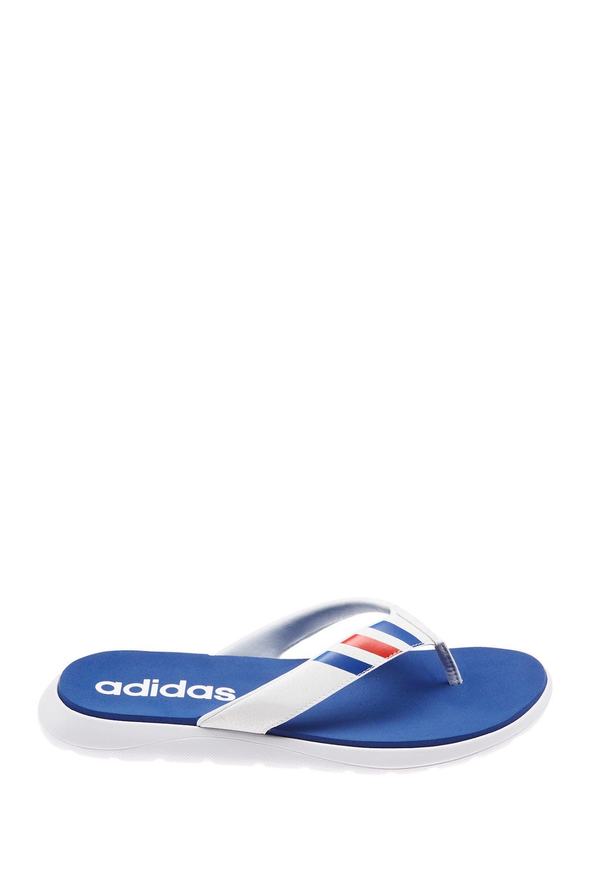 Adidas Originals Comfort Flip Flop In Ftwwht/roy